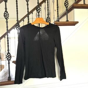 Banana Republic Women's Black Long Sleeve Top